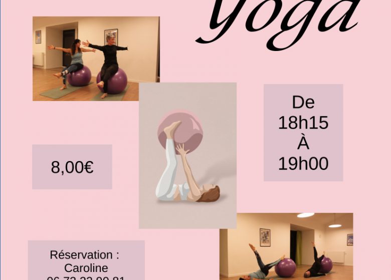 Cours de Pilates et Yoga avec Pilates-Ball