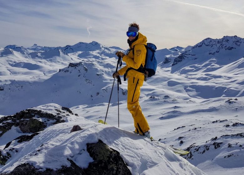 Sortie ski de randonnée avec Marilyne